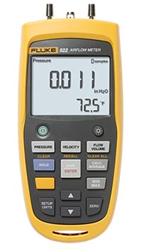 Fluke FLUKE-922 Plūsmas mērītājs, Anemometrs